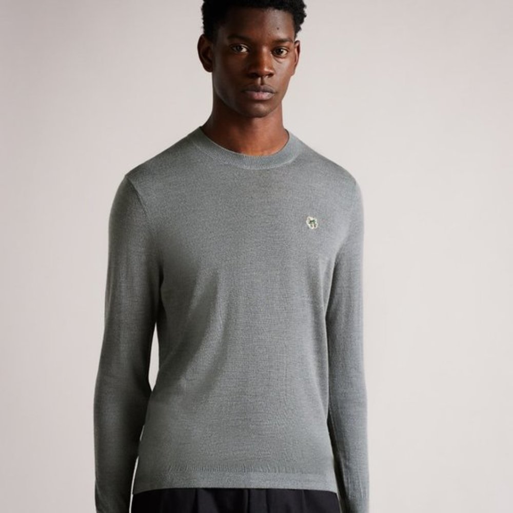 Ted‎ Baker Merino Wool Crewneck Sweater - NWOT